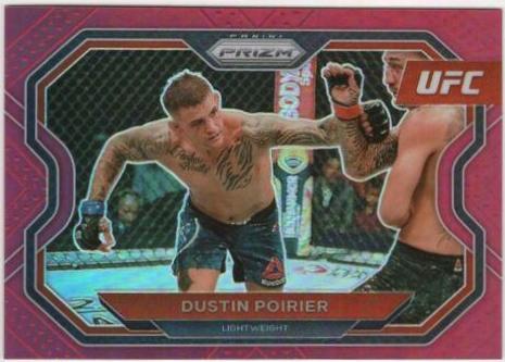 Dustin Poirier 2021 Panini Prizm UFC Base #128 Red