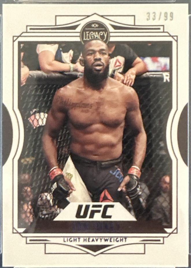 Jon Jones 2021 Panini Chronicles UFC Base Legacy #45 Blue