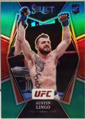 Austin Lingo 2022 Panini Select UFC Premier Level #197 Green