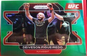 Deiveson Figueiredo 2022 Panini Prizm UFC Base #99 Green