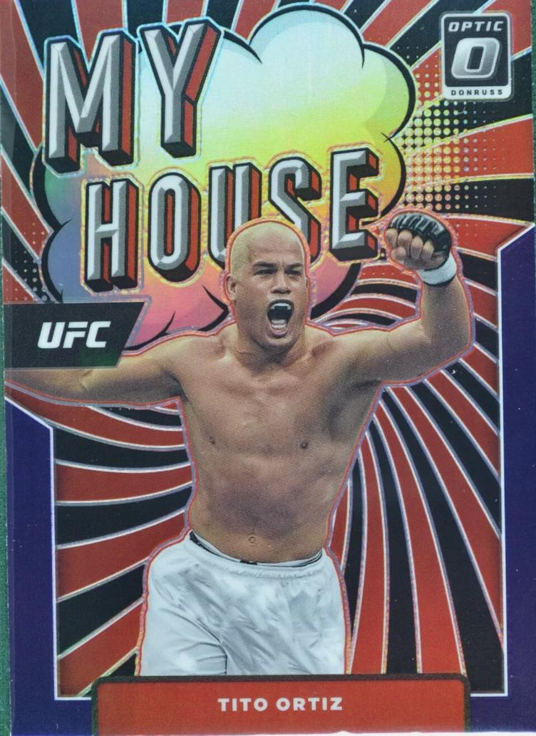 Tito Ortiz 2022 Panini Donruss Optic UFC My House #11 Purple