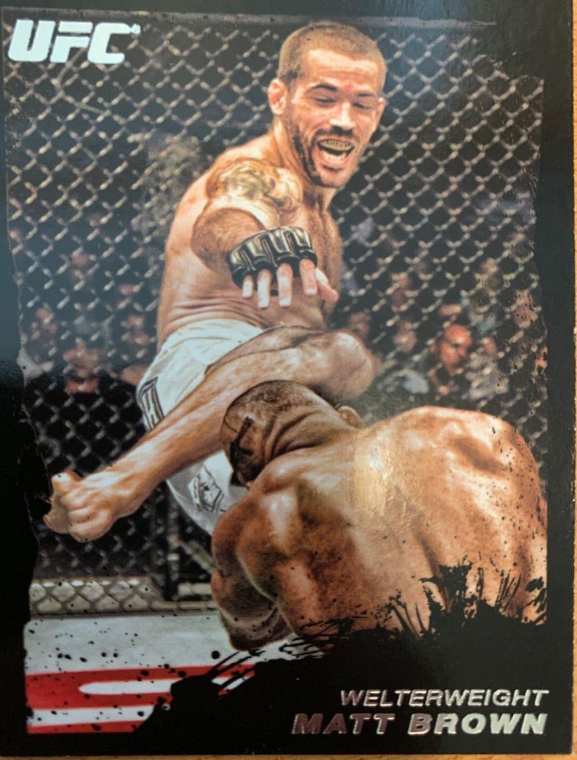 Matt Brown 2011 Topps UFC Moment of Truth Base #134 Onyx