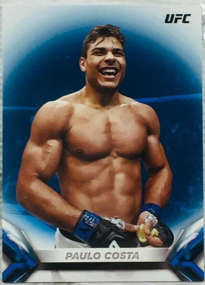 Paulo Costa 2018 Topps UFC Knockout Base #51 Blue