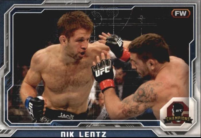 Nik Lentz 2015 Topps UFC Champions Base #6 Blue