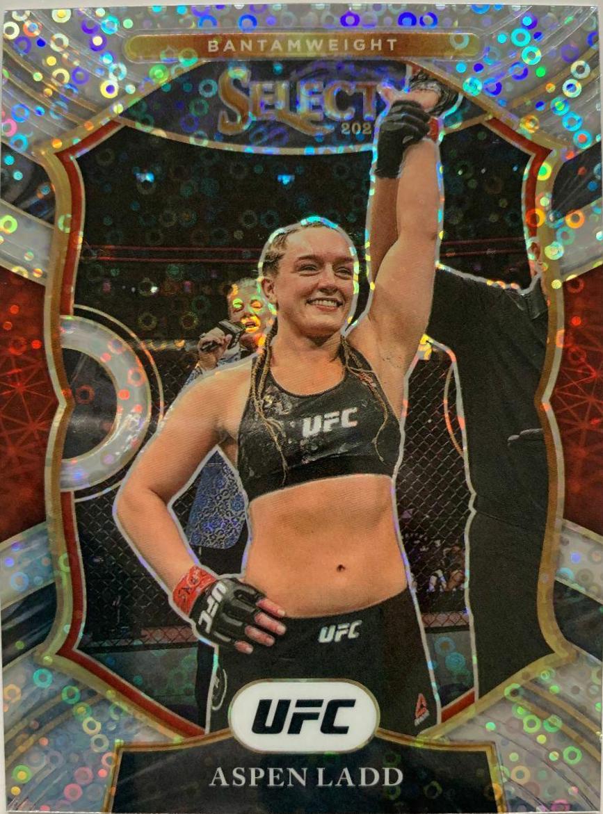 Aspen Ladd 2021 Panini Select UFC Concourse #86 Silver