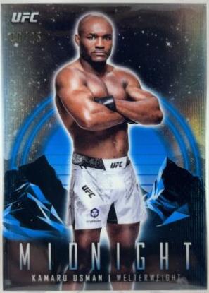 Kamaru Usman 2024 Topps Midnight UFC Base #5 Moonrise