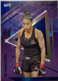 Julianna Peña 2022 Panini Chronicles UFC Base Recon #237 Blue