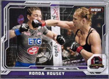 Ronda Rousey 2014 Topps UFC Champions Base #76 Platinum