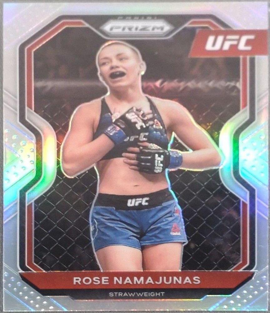 Rose Namajunas 2021 Panini Prizm UFC Base #31 Silver