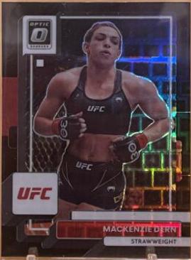 Mackenzie Dern 2023 Panini Donruss Optic UFC Base #58 Black Pandora
