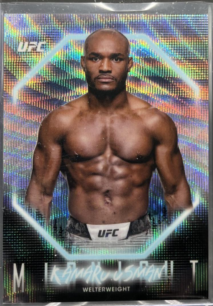 Kamaru Usman 2025 Topps Midnight UFC Base #48 Zodiac