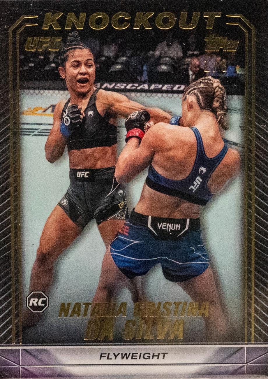 Natalia Silva 2024 Topps Knockout UFC Base #3 Gold