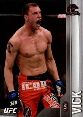 James Vick 2015 Topps UFC Champions Base #151 Platinum
