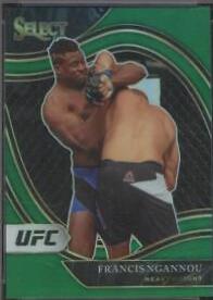 Francis Ngannou 2021 Panini Select UFC Octagonside #299 Green