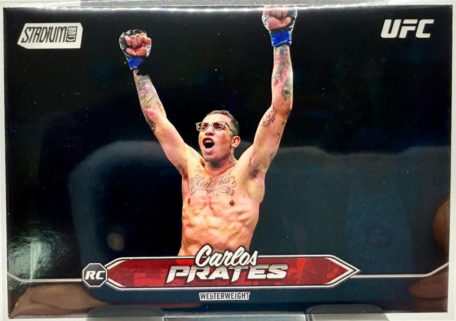 Carlos Prates 2025 Topps Stadium Club UFC Base #78 Black
