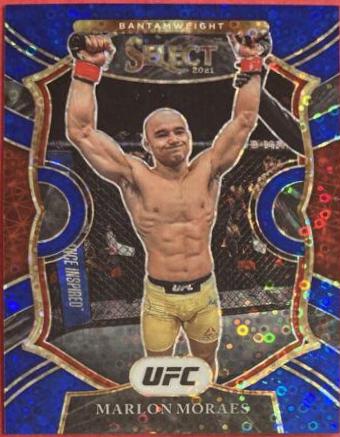 Marlon Moraes 2021 Panini Select UFC Concourse #77 Blue Disco