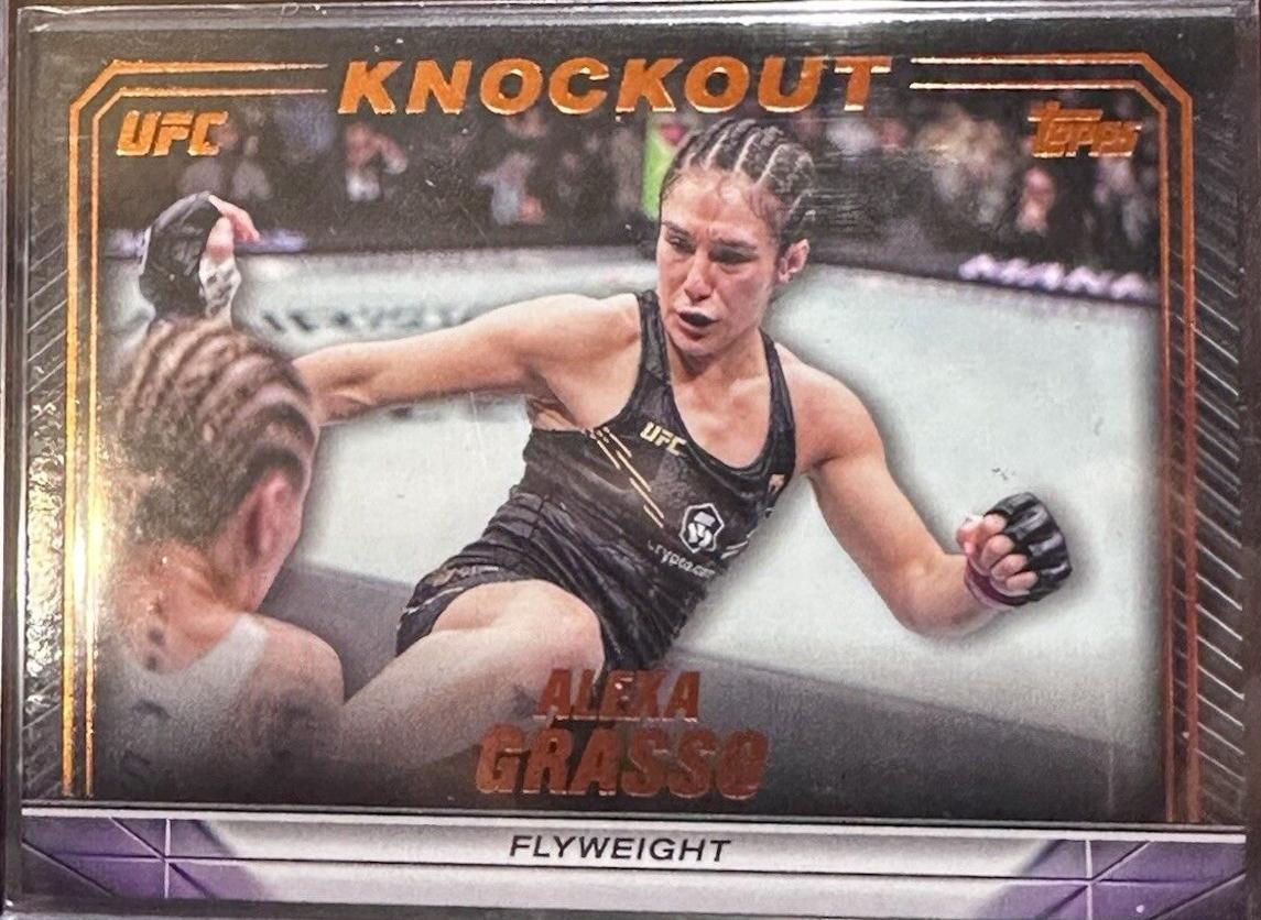 Alexa Grasso 2024 Topps Knockout UFC Base #15 Orange