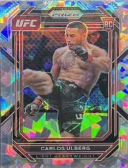 Carlos Ulberg 2023 Panini Prizm UFC Base #134 Ice