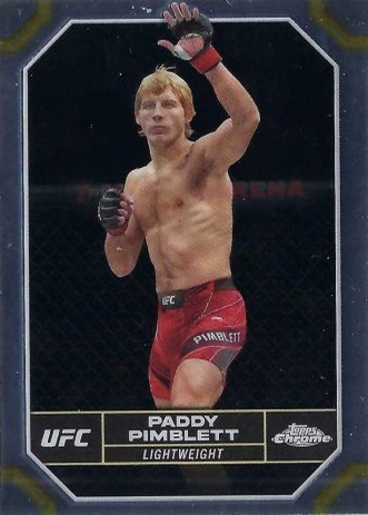 Paddy Pimblett 2024 Topps Chrome UFC Base #151 Superfractor