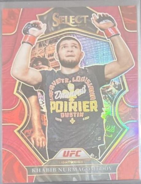 Khabib Nurmagomedov 2023 Panini Select UFC Premier Level #116 Maroon