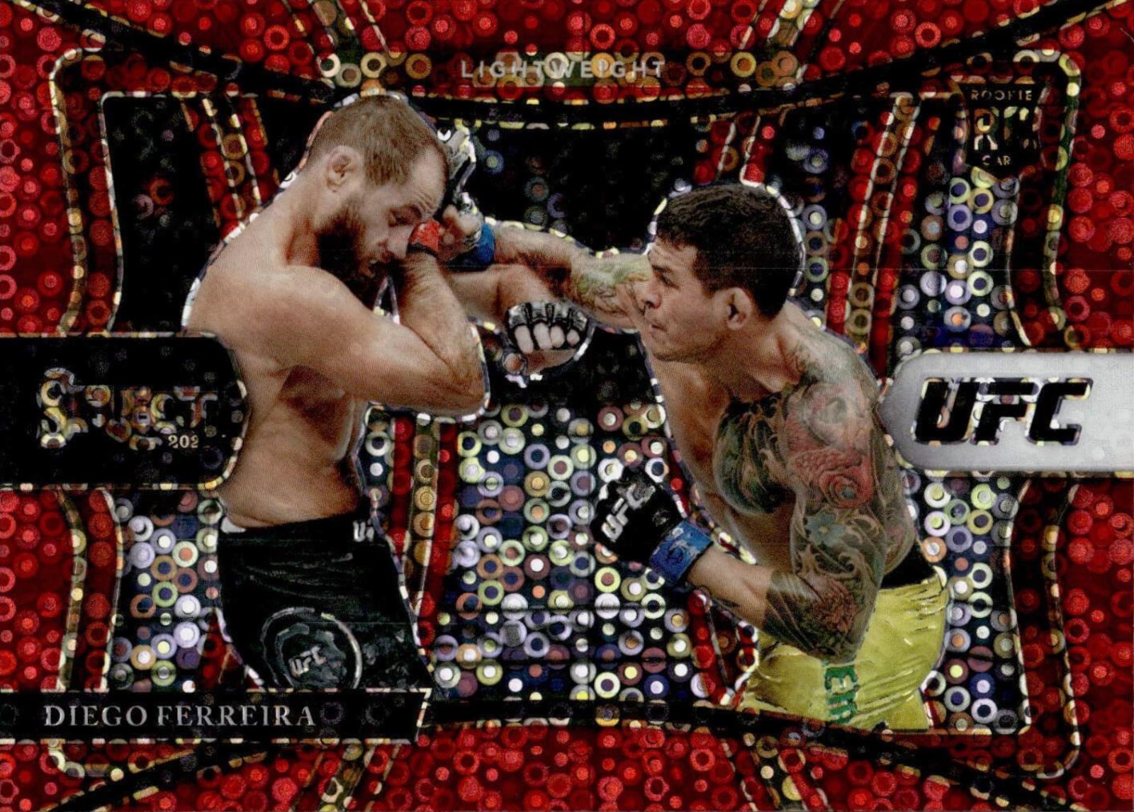 Diego Ferreira 2021 Panini Select UFC Premier Level #119 Red Disco