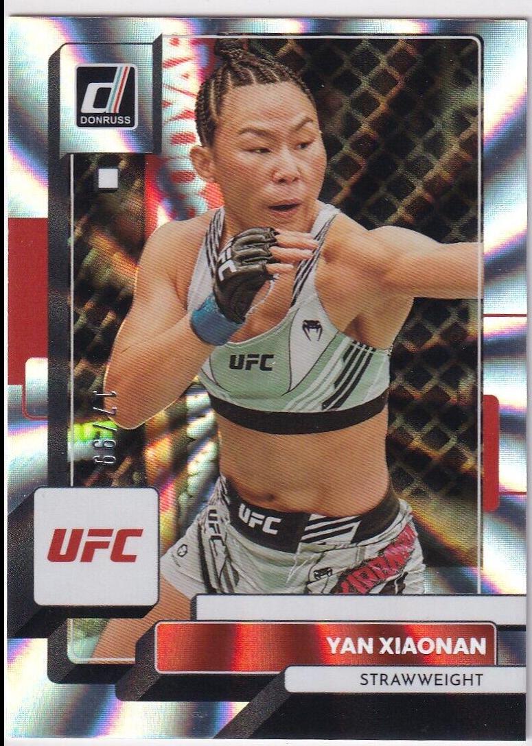 Yan Xiaonan 2023 Panini Donruss UFC Base #121 Laser
