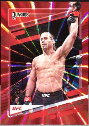 Urijah Faber 2022 Panini Donruss UFC Base #30 Red
