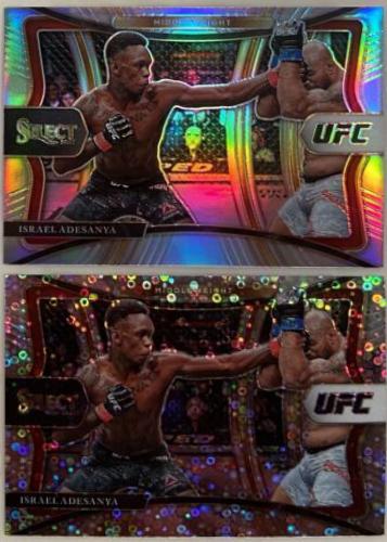 Israel Adesanya 2021 Panini Select UFC Octagonside #233 Disco