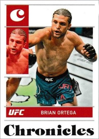 Brian Ortega 2022 Panini Chronicles UFC Base Chronicles #1 Platinum