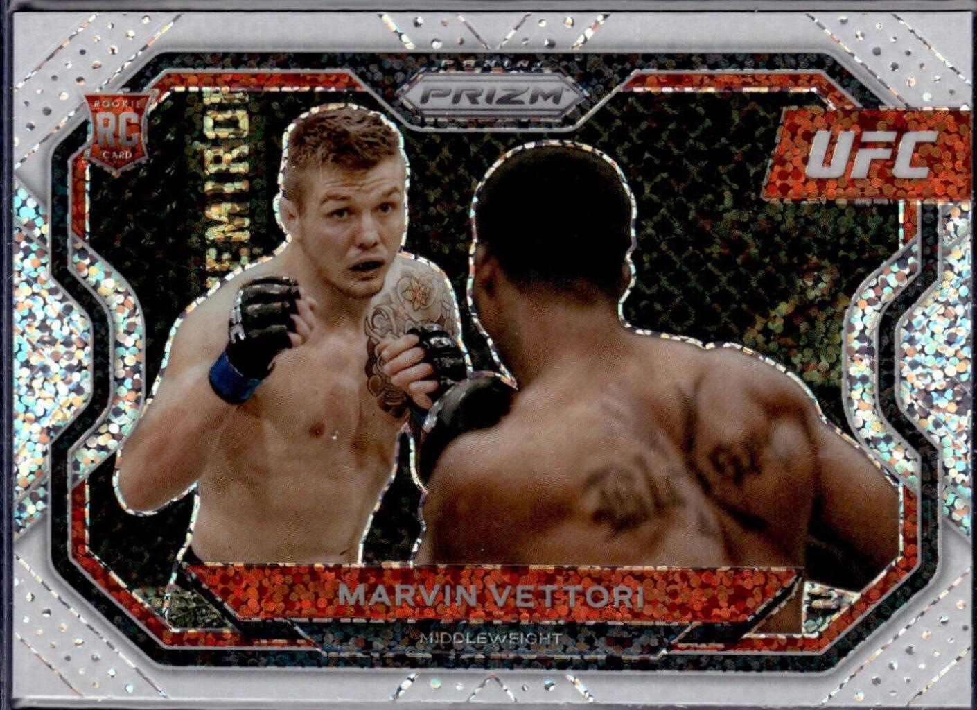 Marvin Vettori 2021 Panini Prizm UFC Base #143 White Sparkle