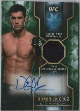 Dominick Cruz 2017 Topps UFC Knockout Knockout Autographs #KA-DCR Green