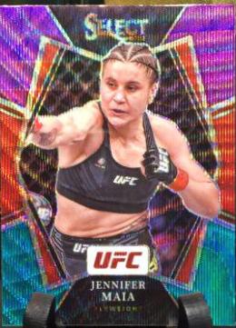 Jennifer Maia 2022 Panini Select UFC Premier Level #146 Black Disco