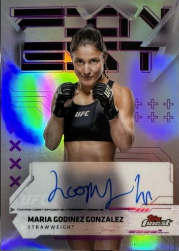 Maria Godinez Gonzalez 2025 Topps Finest UFC Finest Autographs #FA-MG Superfractor