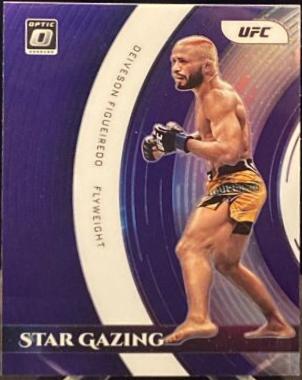 Deiveson Figueiredo 2022 Panini Donruss Optic UFC Star Gazing #19 Purple