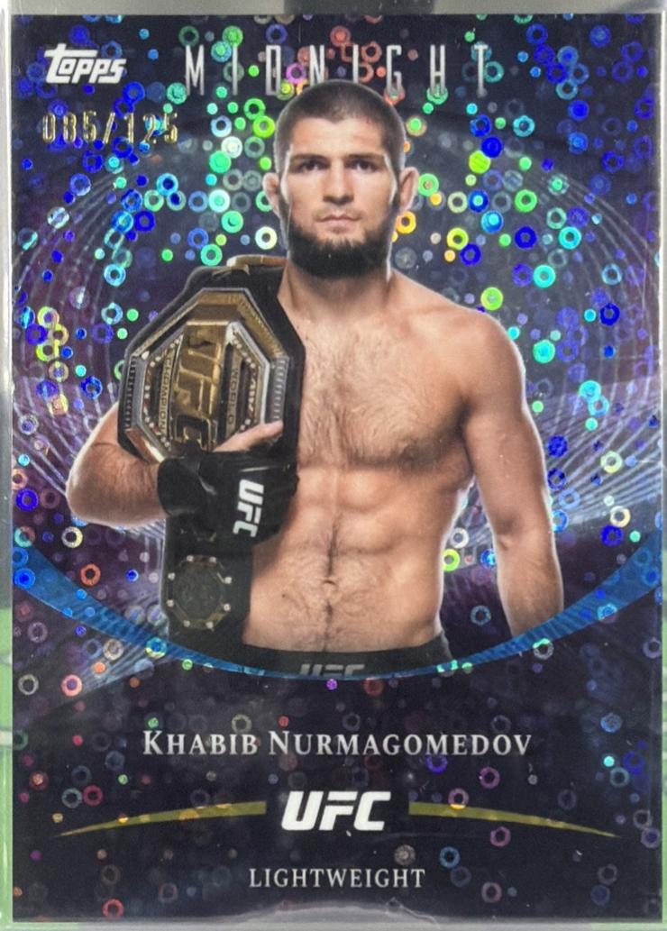 Khabib Nurmagomedov 2026 Topps Midnight UFC Base #8 Morning