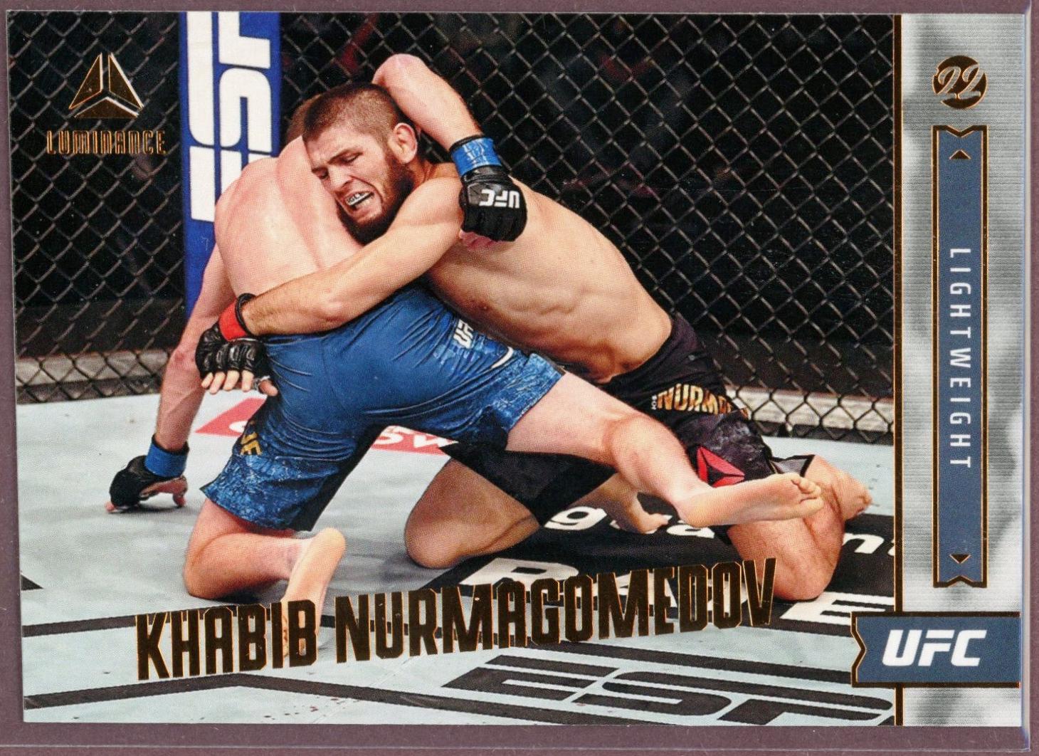 Khabib Nurmagomedov 2022 Panini Chronicles UFC Base Luminance #157 Bronze