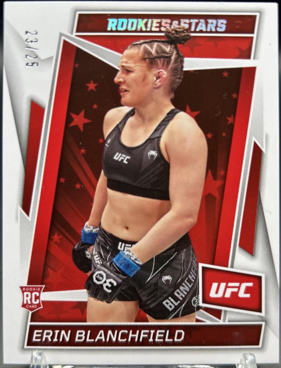 Erin Blanchfield 2023 Panini Chronicles UFC Base Rookies and Stars #188 Silver