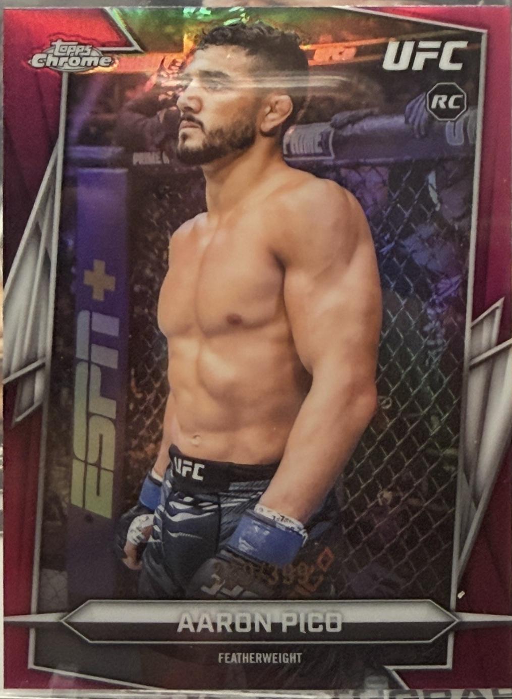 Aaron Pico 2026 Topps Chrome UFC Base #88 Magenta Refractor