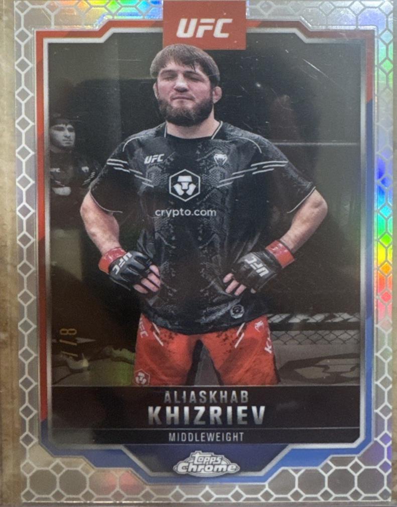 Aliaskhab Khizriev 2025 Topps Chrome UFC Base #196 OctaFractor