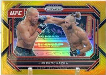 Jiri Prochazka 2023 Panini Prizm UFC Base #54 Gold