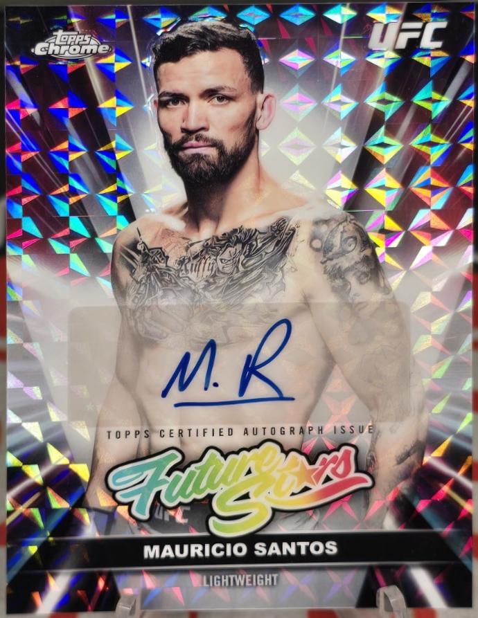 Mauricio Ruffy 2026 Topps Chrome UFC Future Stars Autographs #FSA-MS Geometric Refractor