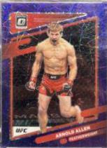 Arnold Allen 2022 Panini Donruss Optic UFC Base #53 Purple Velocity