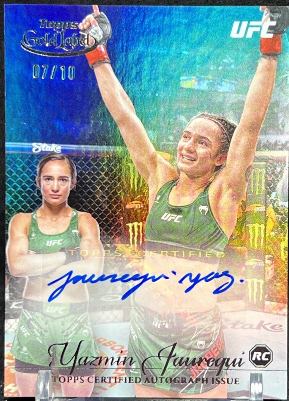 Yazmin Jauregui 2024 Topps Gold Label UFC Gold Label Autographs #GLA-YJA Black