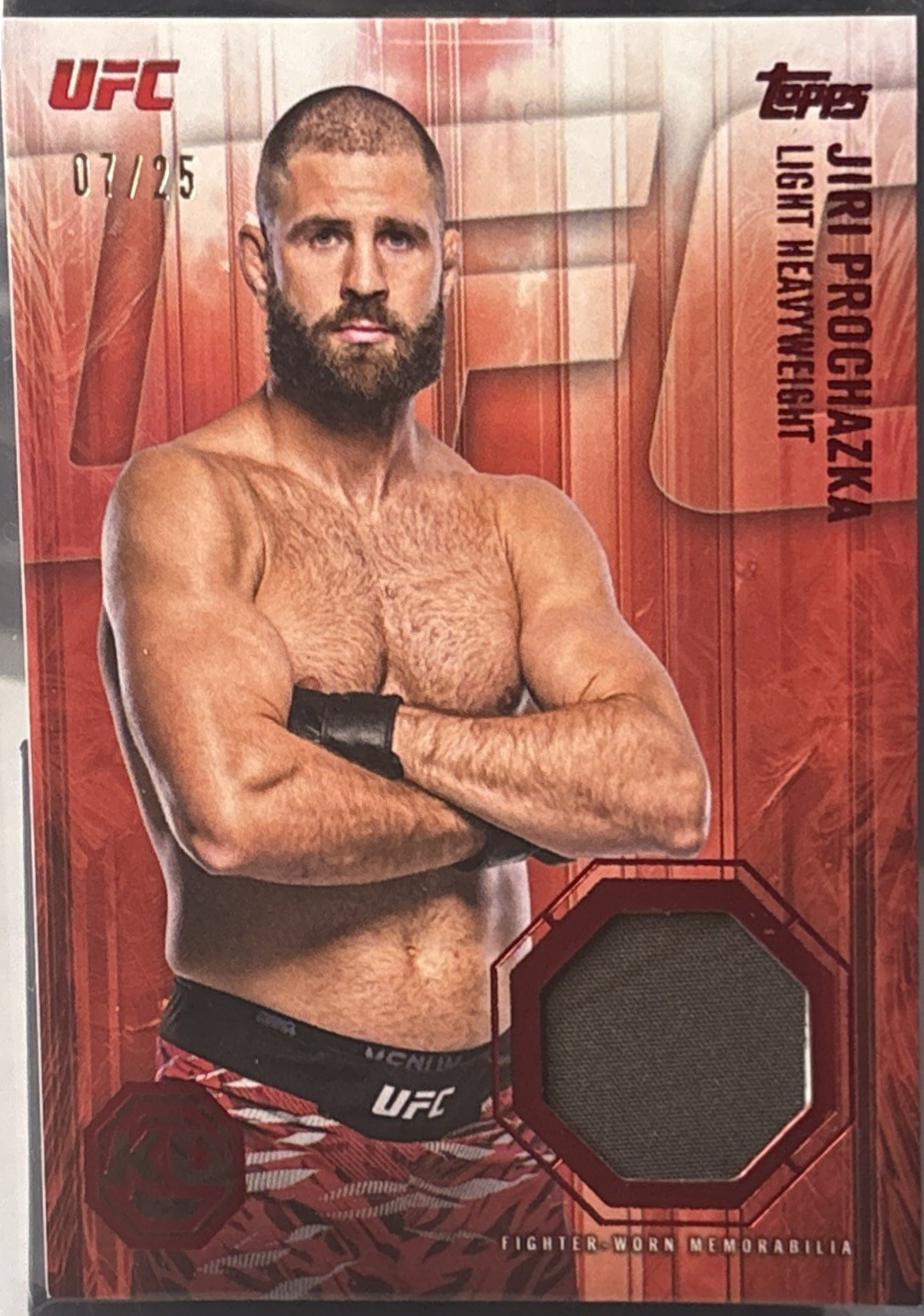Jiri Prochazka 2026 Topps Knockout UFC Knockout Relics #KOR-JP Red