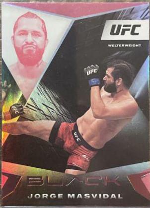 Jorge Masvidal 2021 Panini Chronicles UFC Base Black #112 Pink