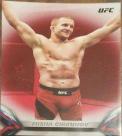 Misha Cirkunov 2018 Topps UFC Knockout Base #93 Red