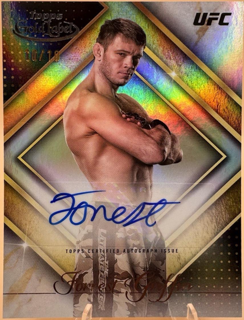 Forrest Griffin 2024 Topps Gold Label UFC Golden Greats Autographs #GGA-FGR Black