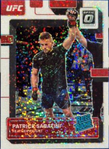 Patrick Sabatini 2023 Panini Donruss Optic UFC Base #143 White Sparkle