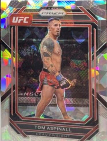 Tom Aspinall 2023 Panini Prizm UFC Base #138 Ice