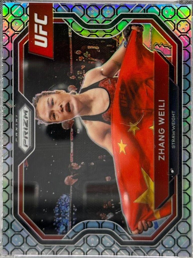 Zhang Weili 2021 Panini Prizm UFC Base #189 Octagon